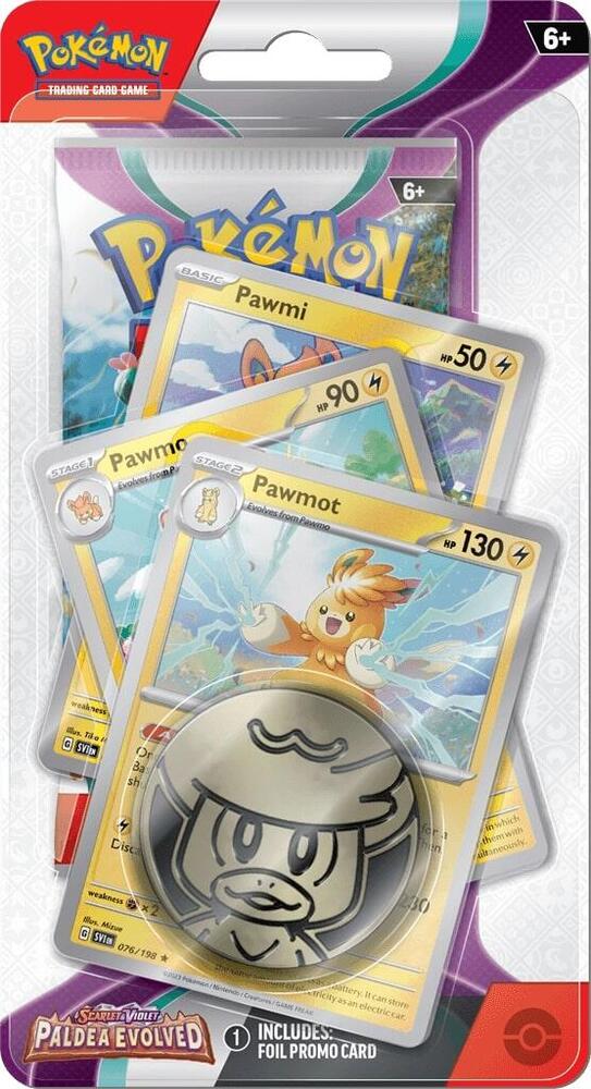 Paldea Evolved Premium Checklane Blister [Pawmot]