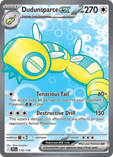 Dudunsparce ex - 178/159 - Pokémon
