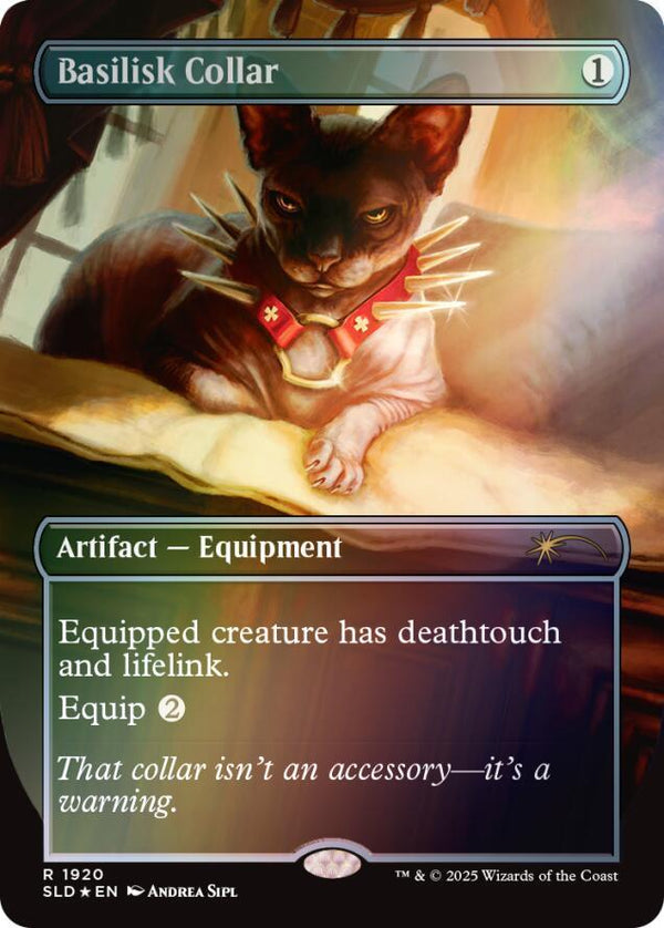 Basilisk Collar (1920) (Rainbow Foil) - Magic: The Gathering