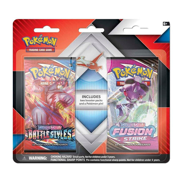2 Booster Packs & Latias Collector's Pin - Pokémon