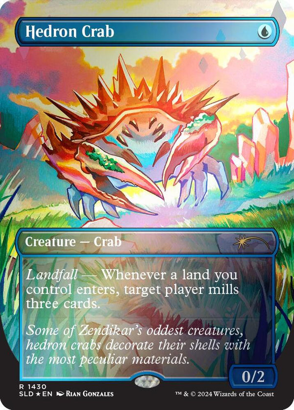 Hedron Crab (Rainbow Foil) - Magic: The Gathering
