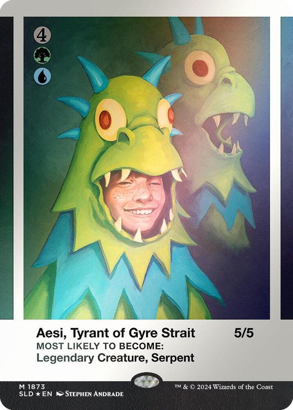Aesi, Tyrant of Gyre Strait (Rainbow Foil) - Magic: The Gathering