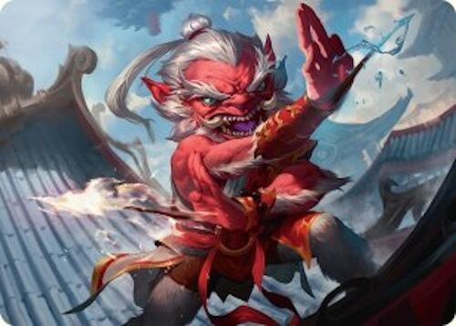 Devoted Duelist Art Card (15/54) - Magic: The Gathering