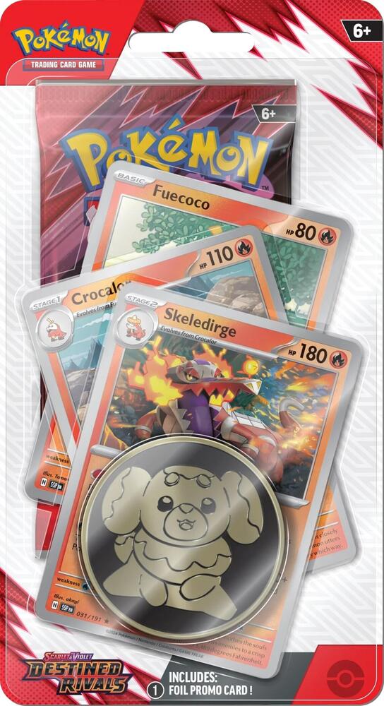Destined Rivals Premium Checklane Blister [Skeledirge] - Pokémon