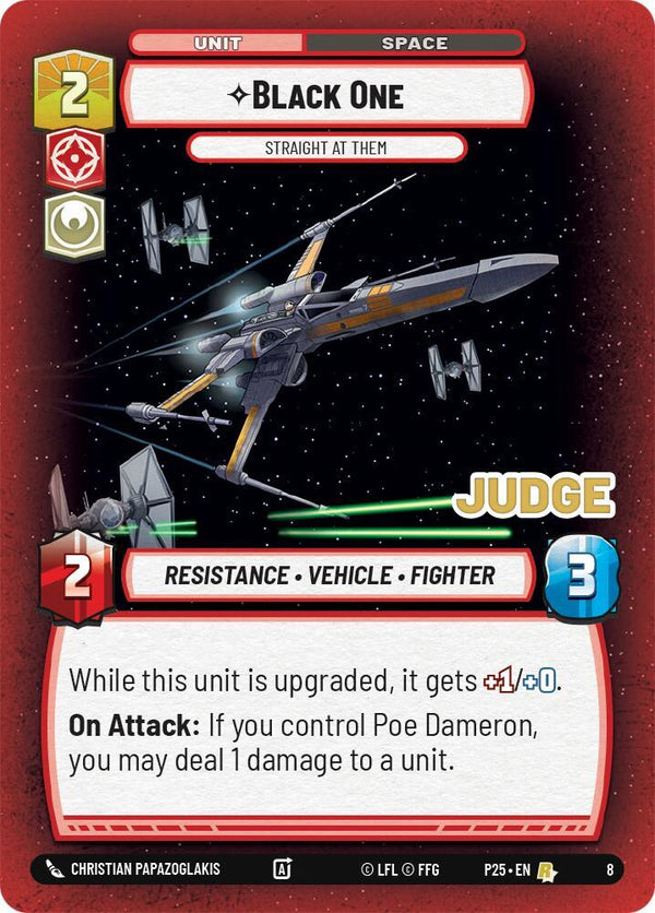 Black One - Straight At Them - Star Wars Unlimited