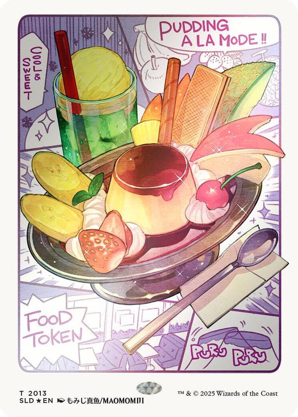 Food Token (2013) (Rainbow Foil) - Magic: The Gathering