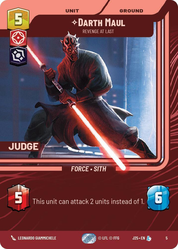 Darth Maul - Revenge at Last - Star Wars Unlimited