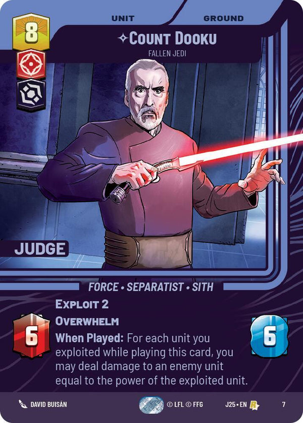 Count Dooku - Fallen Jedi - Star Wars Unlimited