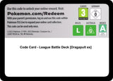 Code Card - League Battle Deck [Dragapult ex] - Pokémon