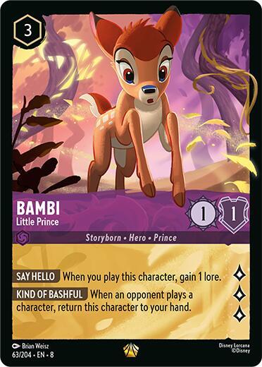 Bambi - Little Prince - Disney Lorcana
