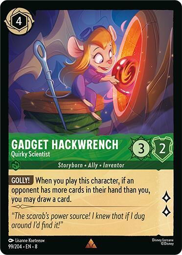 Gadget Hackwrench - Quirky Scientist - Disney Lorcana