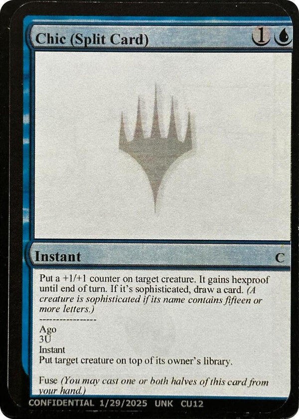 Chic (Split Card) - Magic: The Gathering