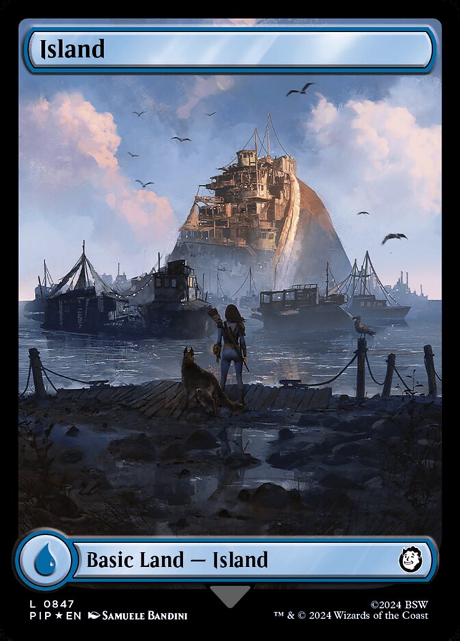 Island (0847) (Surge Foil)