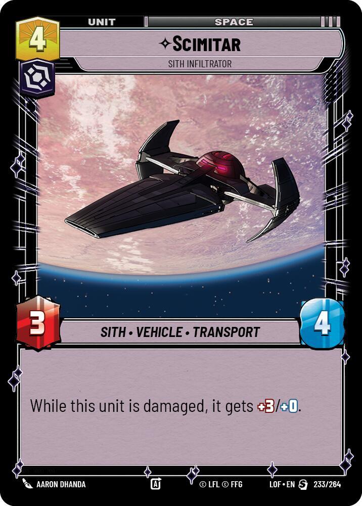 Scimitar - Sith Infiltrator