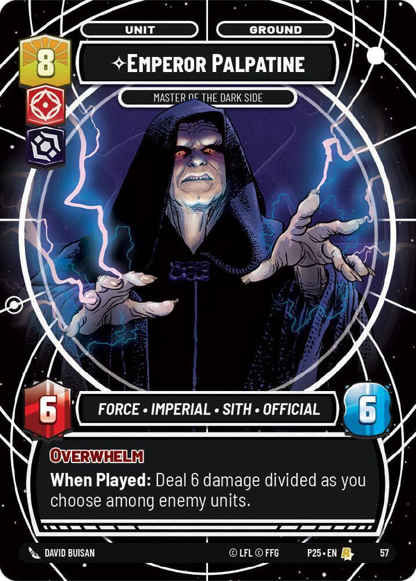 Emperor Palpatine - Master of the Dark Side - Star Wars Unlimited