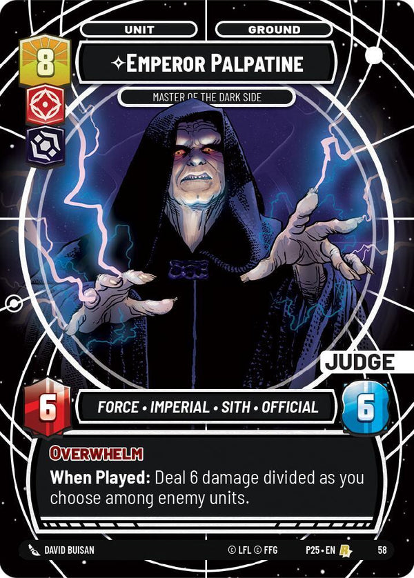 Emperor Palpatine - Master of the Dark Side - Star Wars Unlimited