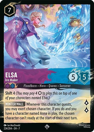 Elsa - Ice Maker (224/204) - Disney Lorcana