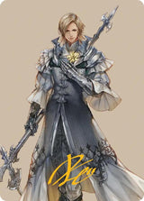 Dion, Bahamut's Dominant Art Card (Gold-Stamped Signature) - Magic: The Gathering