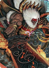 Braska's Final Aeon Art Card - Magic: The Gathering