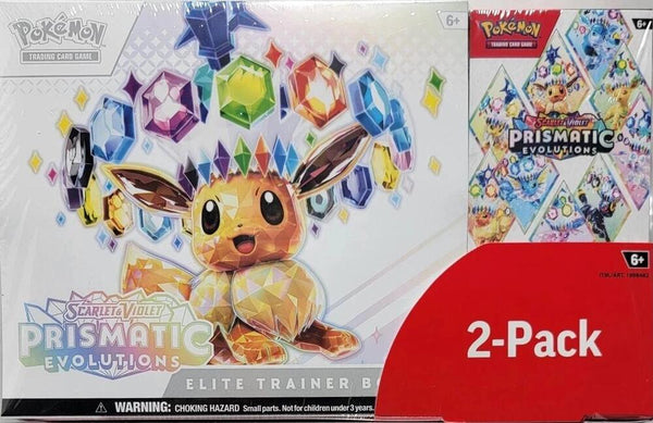 Costco Pokemon Prismatic Evolutions 2-Pack Trainer Box and Booster Bundle - Pokémon