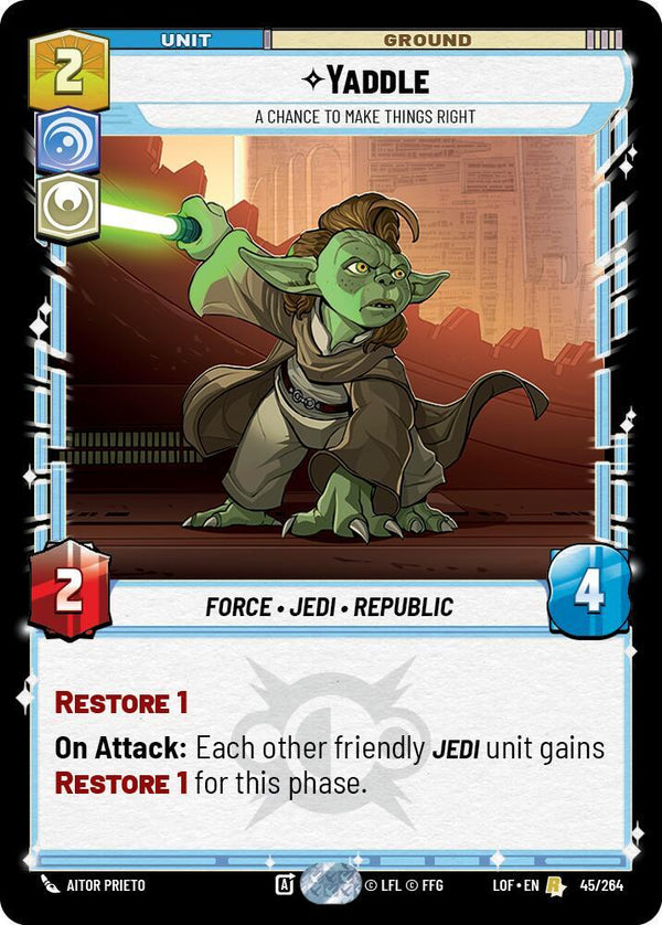 Yaddle - A Chance To Make Things Right - Star Wars Unlimited