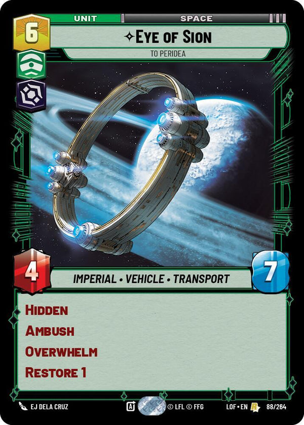 Eye of Sion - To Peridea - Star Wars Unlimited
