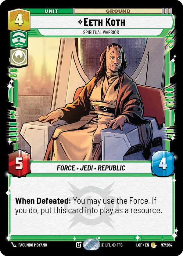 Eeth Koth - Spiritual Warrior - Star Wars Unlimited