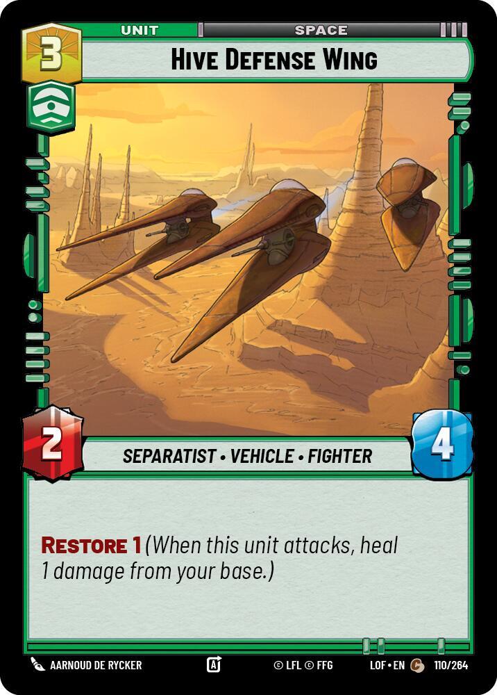 Hive Defense Wing