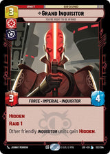 Grand Inquisitor - You're Right to Be Afraid - Star Wars Unlimited