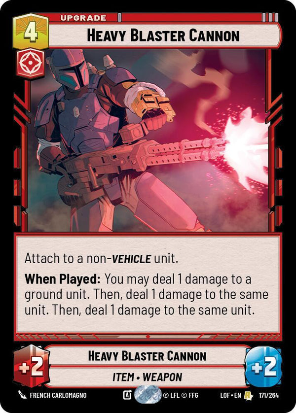 Heavy Blaster Cannon - Star Wars Unlimited