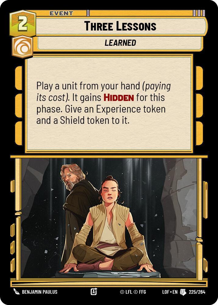 Three Lessons