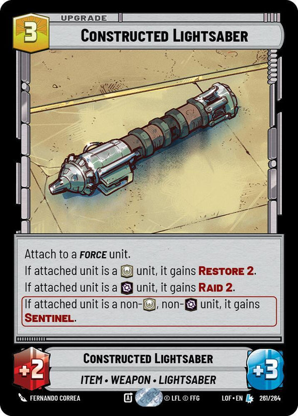 Constructed Lightsaber - Star Wars Unlimited