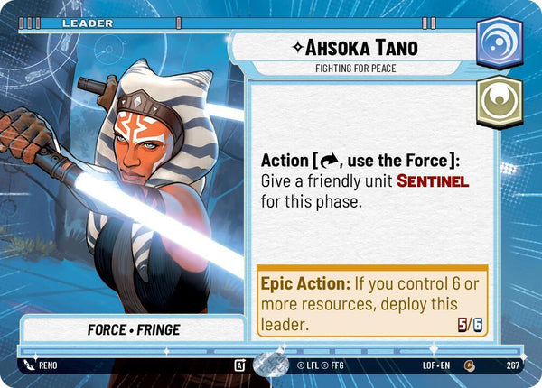 Ahsoka Tano - Fighting For Peace (Hyperspace) - Star Wars Unlimited