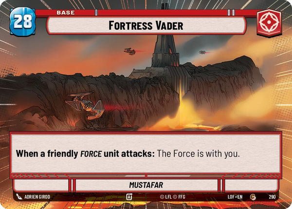 Fortress Vader // Force (Hyperspace) - Star Wars Unlimited