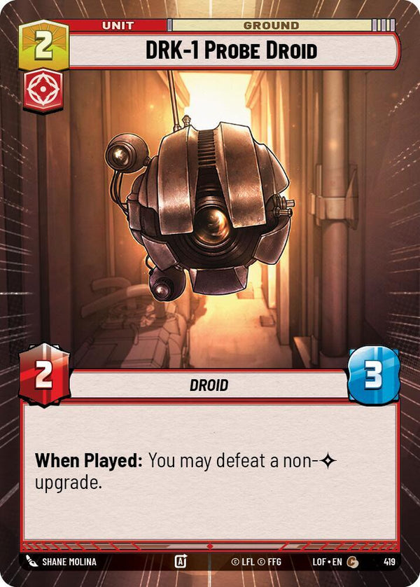 DRK-1 Probe Droid (Hyperspace) - Star Wars Unlimited