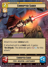 Corrupted Saber (Hyperspace) - Star Wars Unlimited