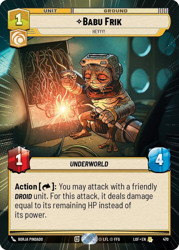 Babu Frik - Heyyy! (Hyperspace) - Star Wars Unlimited