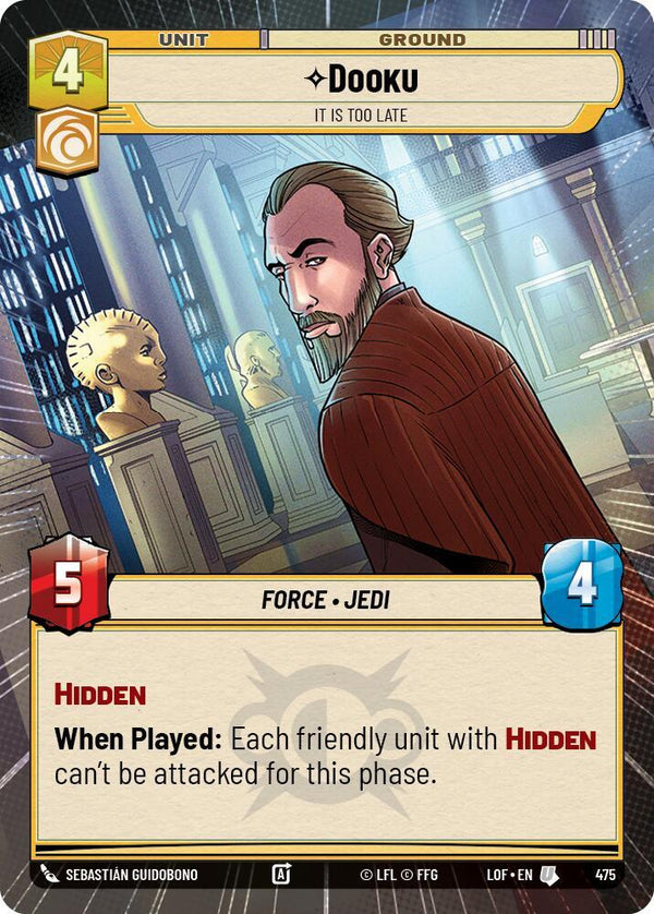 Dooku - It Is Too Late (Hyperspace) - Star Wars Unlimited