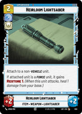 Heirloom Lightsaber (Foil) - Star Wars Unlimited