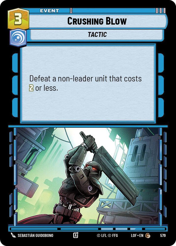 Crushing Blow (Foil) - Star Wars Unlimited
