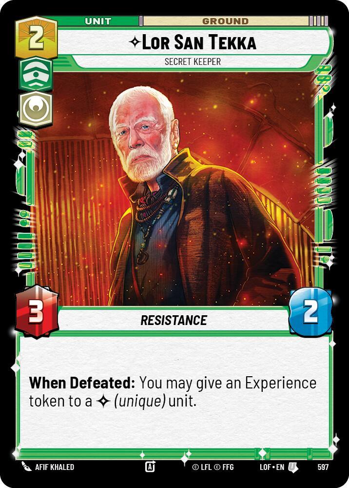 Lor San Tekka - Secret Keeper (Foil)