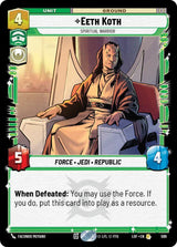Eeth Koth - Spiritual Warrior (Foil) - Star Wars Unlimited