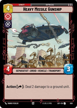 Heavy Missile Gunship (Foil) - Star Wars Unlimited