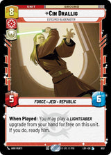 Cin Drallig - Esteemed Blademaster (Foil) - Star Wars Unlimited
