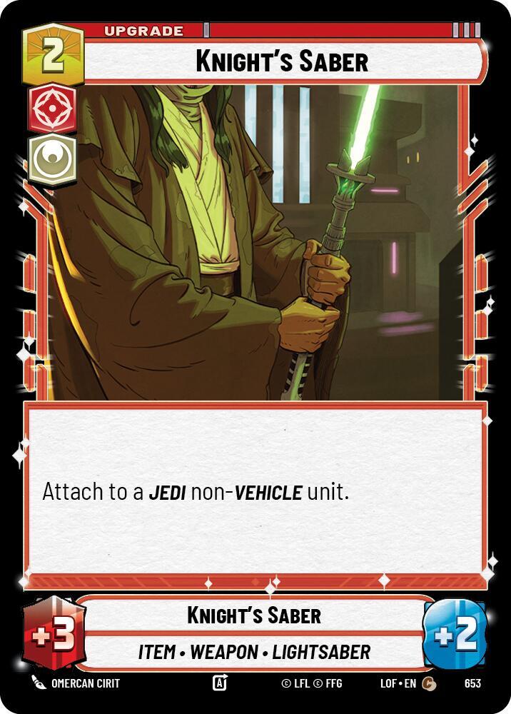Knight's Saber (Foil)