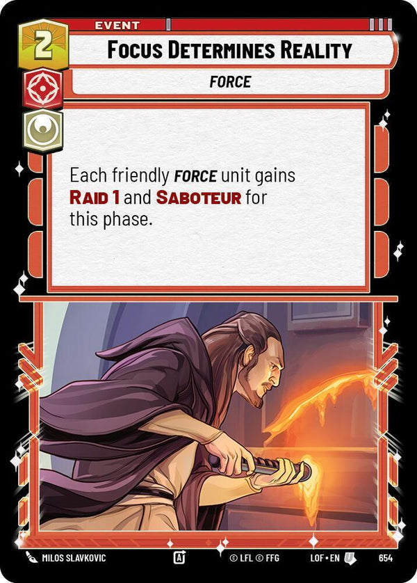 Focus Determines Reality (Foil) - Star Wars Unlimited