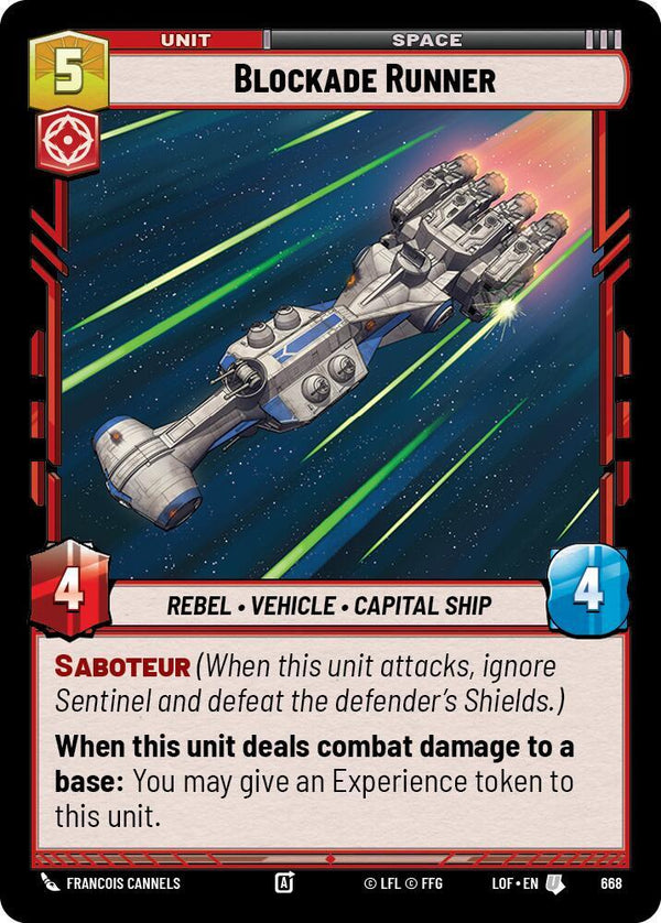 Blockade Runner (Foil) - Star Wars Unlimited