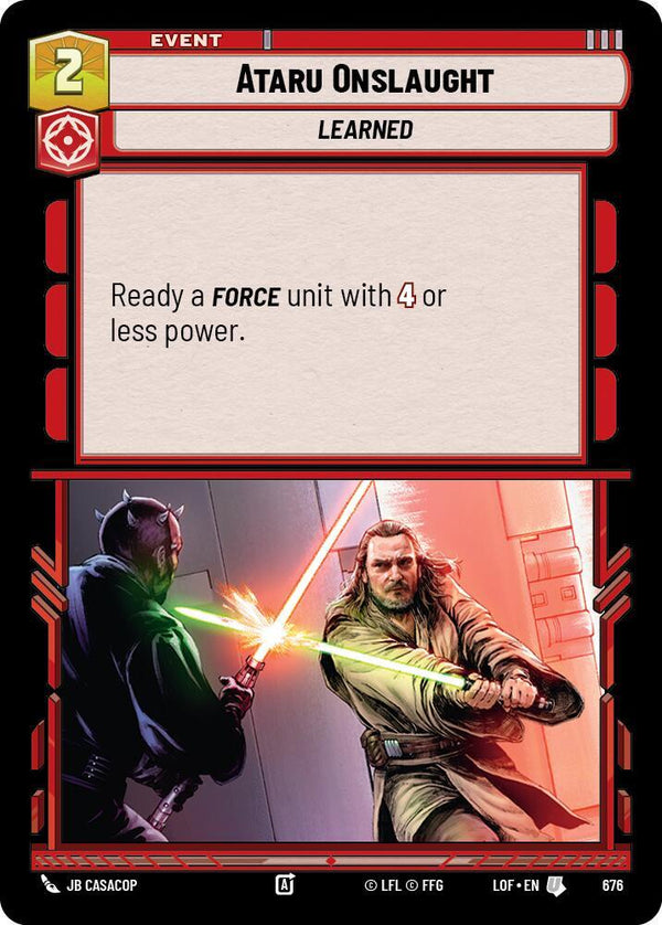 Ataru Onslaught (Foil) - Star Wars Unlimited