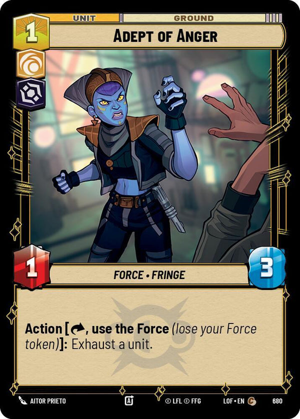 Adept of Anger (Foil) - Star Wars Unlimited
