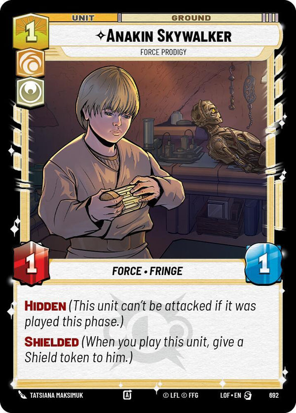 Anakin Skywalker - Force Prodigy (Foil) - Star Wars Unlimited